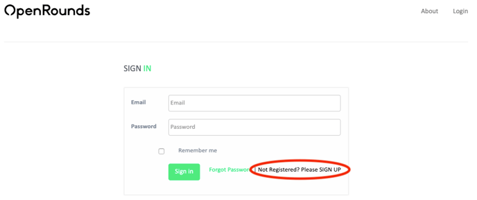 Sign Up
